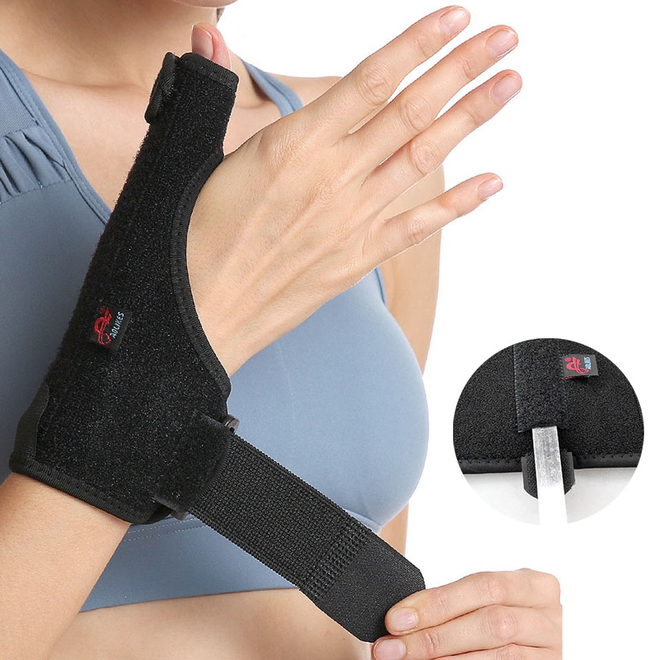 1Pcs Thumb Splint Voor Tendinitis Met Ingebouwde Spalk Voor Artritis, carpaal Tunnel En Verstuikingen Natuurlijke Pijnverlichting Voor Duimen