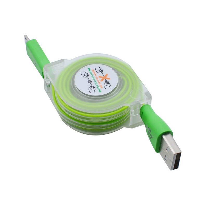 Lumière LED impressionnant Micro USB câble lumineux Android Port données câble chargeur de téléphone