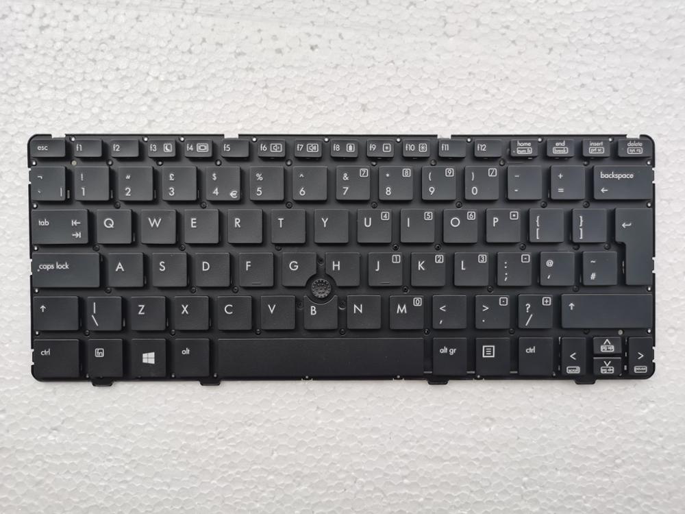 laptop keyboard FOR HP EliteBook 2560 2560p 2570p keyboard 696693-001: Black
