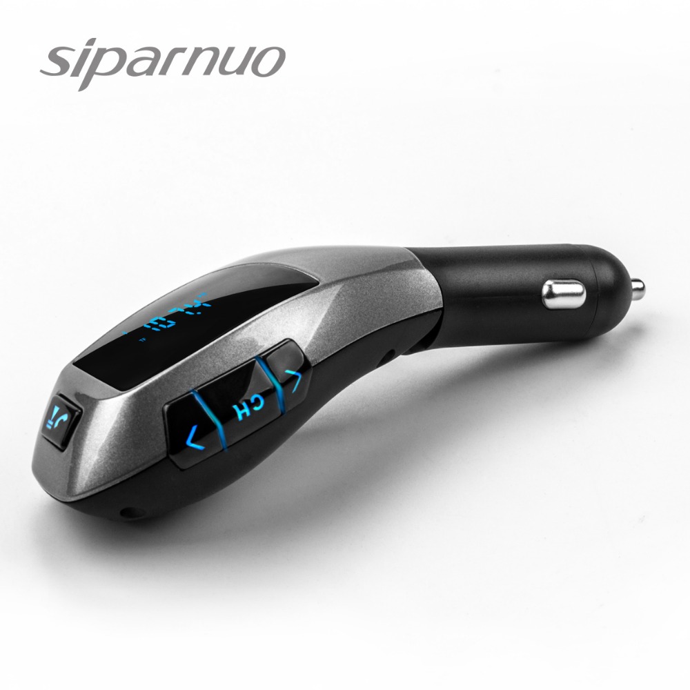 Siarnuo-Kit Bluetooth X5 pour voiture, lecteur MP3 FM Bluetooth, transmetteur de téléphone avec casque audio, transmetteur FM