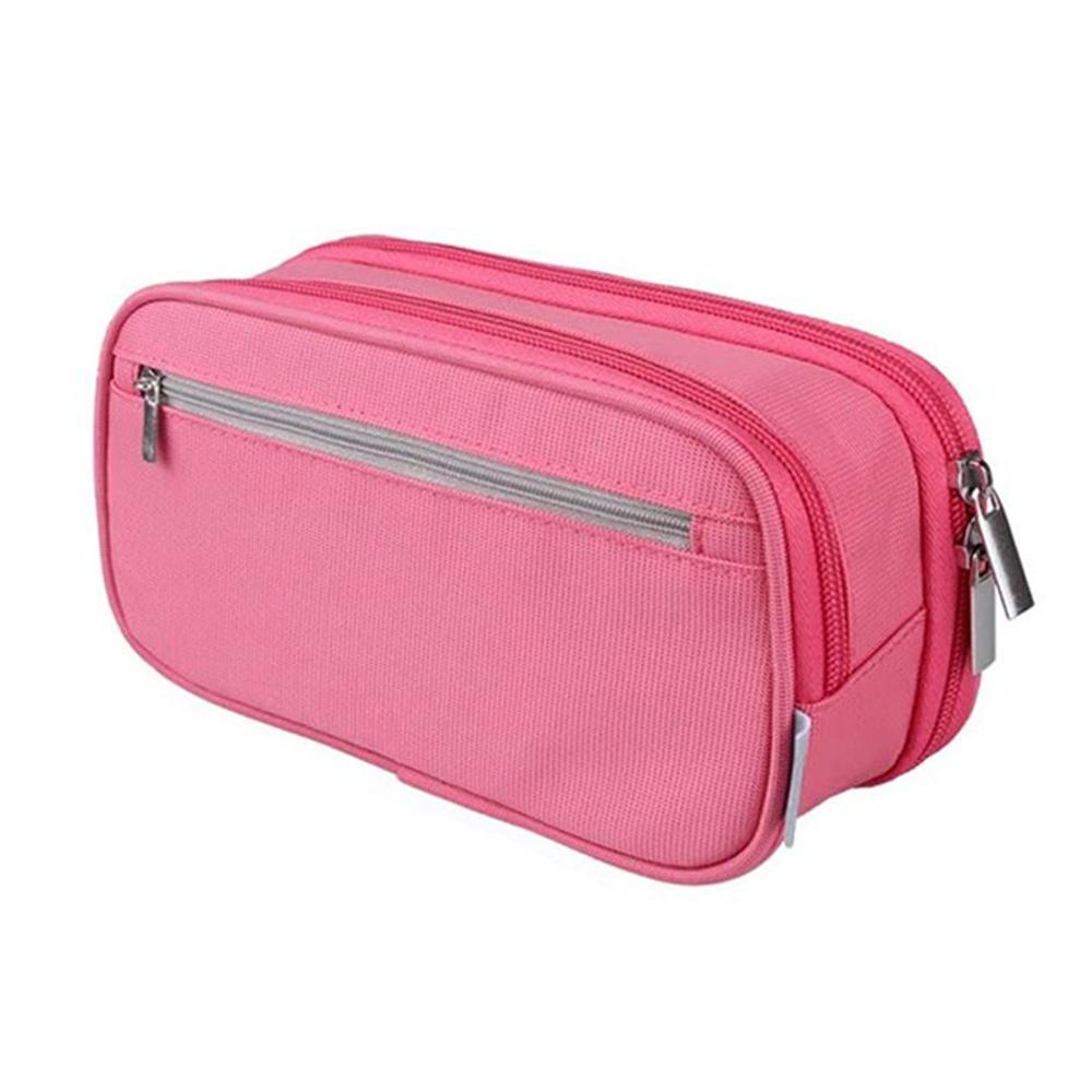 Large Capacity Multifunctional Pencil Case 3 Layer Pencil Case Pencil Storage Case Learning Supplies: E