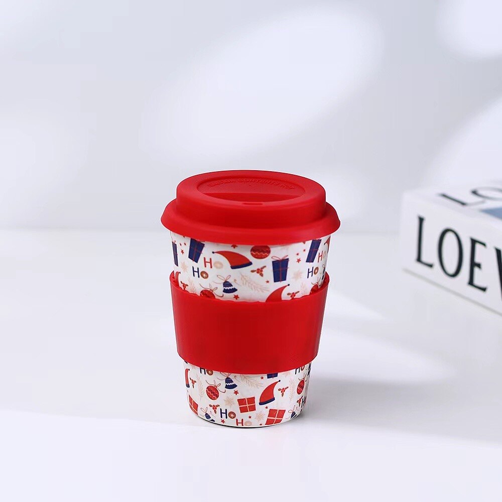 Bamboo Fibre Cup,BPA Free Ecofriendly Cups, Reusable Travel Mugs for Coffee: Gift