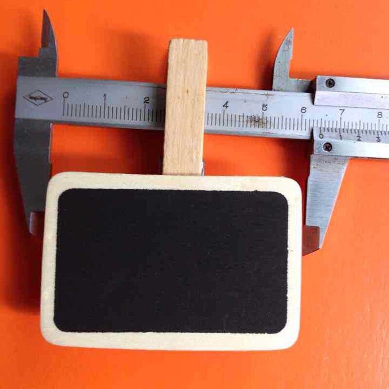 Mini Wooden Blackboard Memo Sign Message Small Note Stand Clip for Food Labels Party LFX-ING