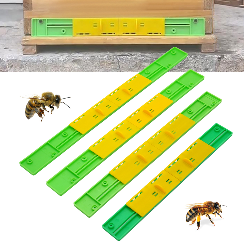 10pc Imkerei Kunststoff Bienenstock Bienen kasten Tür Anti-Flucht Bienenstock Tor Blatt Nest Abstand Halfter Ausrügestochen Imker Beruf elle Werkzeuge