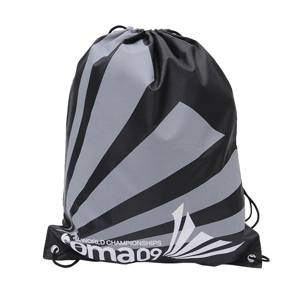 Waterproof Swimming Bag Drawstring Gym Bags Sports Gym Swim Dance Backpack Drawstring Beach Shoulder Pouch Back Pack: Black Color