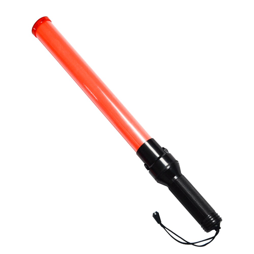 54cm LED Verkehr Staffelstab Polizei Fluoreszenz Anzeige glühen Licht Stock Signal Werkzeuge Blitz Warnung Hand Multifunktionale Zauberstab Safty
