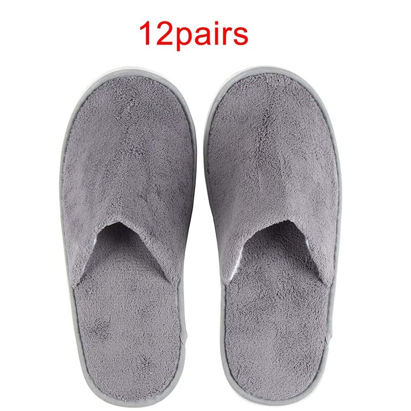 12 Pairs Wegwerp Slippers Geweldig Voor Hotel Sp Grandado 4394