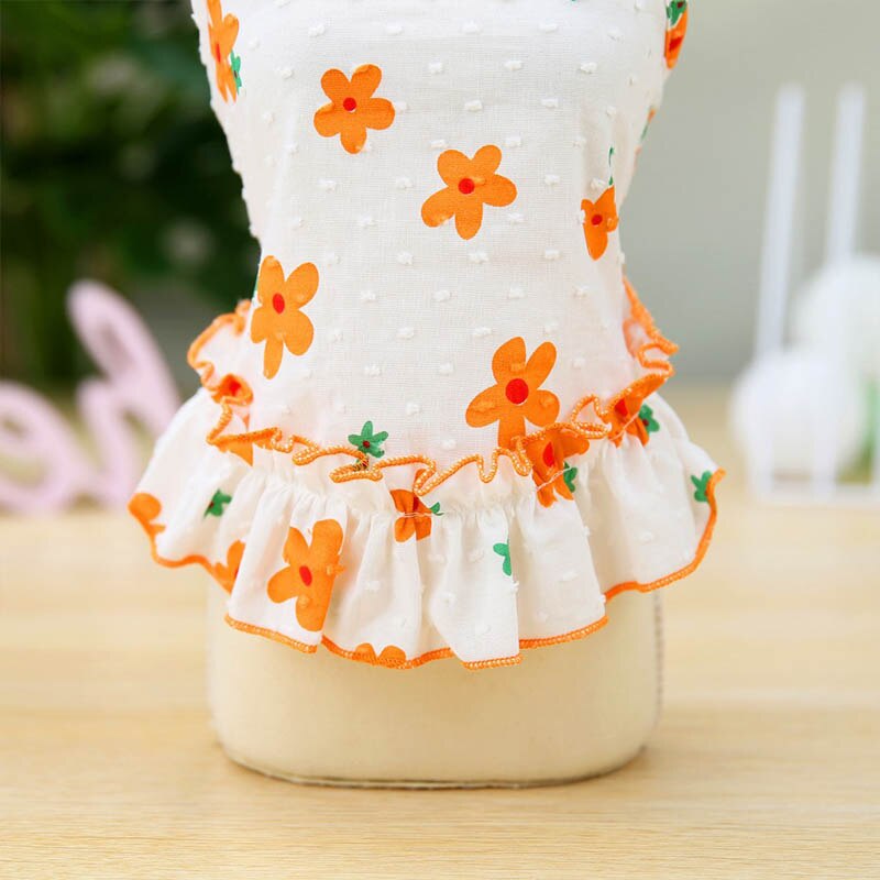 Vestido Floral para perros pequeños y medianos, falda Hawaiana para cachorros, Chihuahua, York, 2022