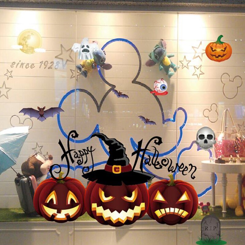 Halloween seinätarra ikkuna kodin sisustus tarra koriste joulukoriste halloween seinätarra riipus näyteikkunaan