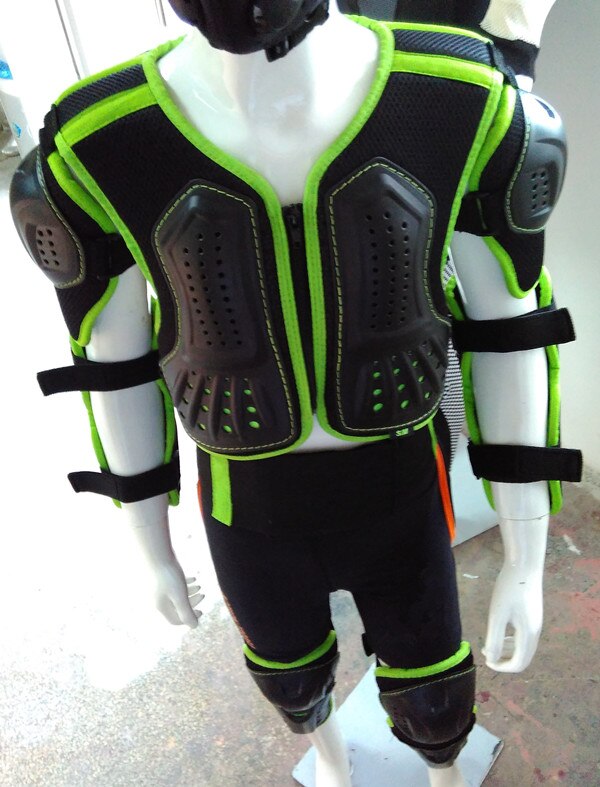 Universal For Youth Children Latka ребёнок Kids Body Protector Vest Armor Motocross Chest Spine Elbow Knee Armour