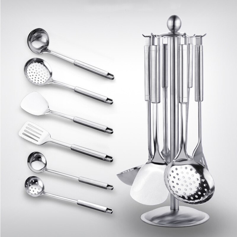 7 Stuks/set Van Multifunctionele Roestvrijstalen Keuken Koken Tool Set Restaurant Servies Thuis Keukengerei