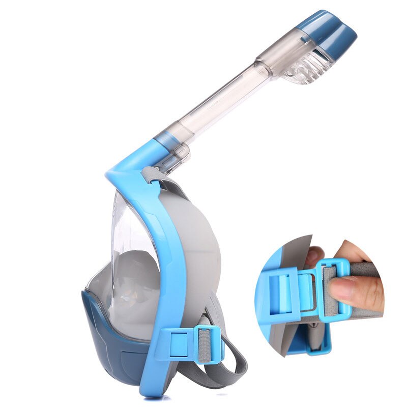 Underwater Scuba Anti Fog Full Face Diving Mask Snorkeling Set Respiratory Masks Safe and waterproof Swimming Equipment