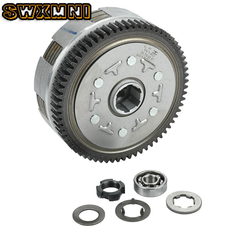 Lifan 140cc Komplette Manuelle Kupplung Montage kit Für 55mm Bohrung LF 140 140cc 1P55FMJ Horizontale Kick Starter Motoren Schmutz pit Bike