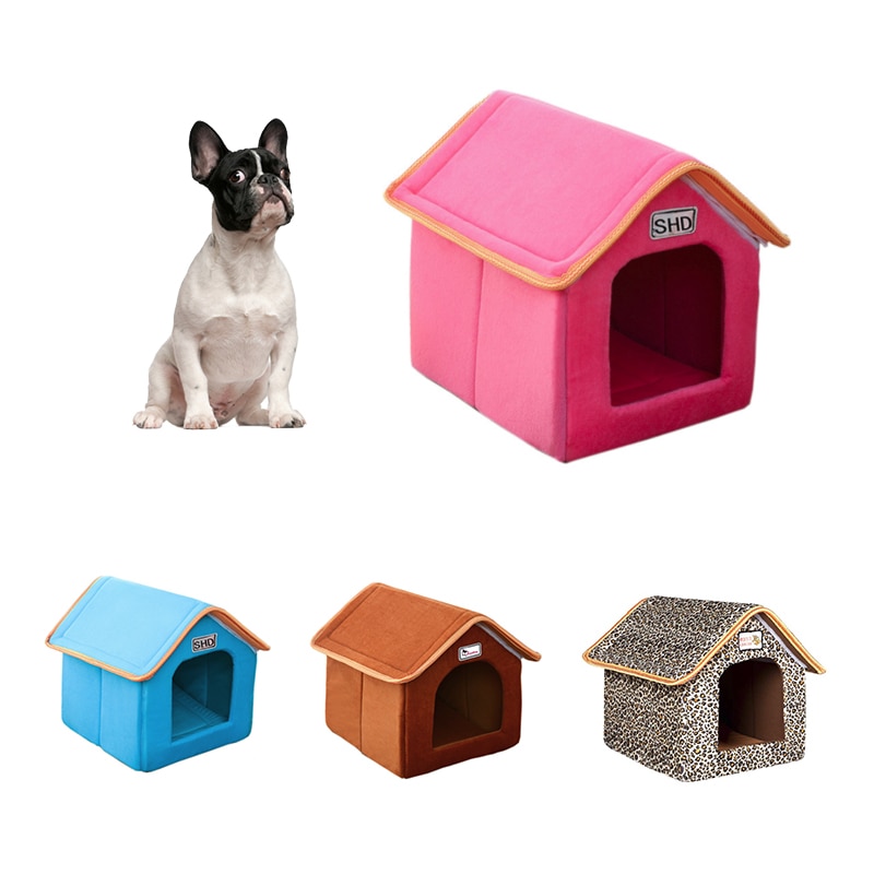 Maison pour chien chambre pliable pour chiens chenil nid chien chat lit petit moyen chiens hiver LePet Doopard chien chiot canapé coussin maison