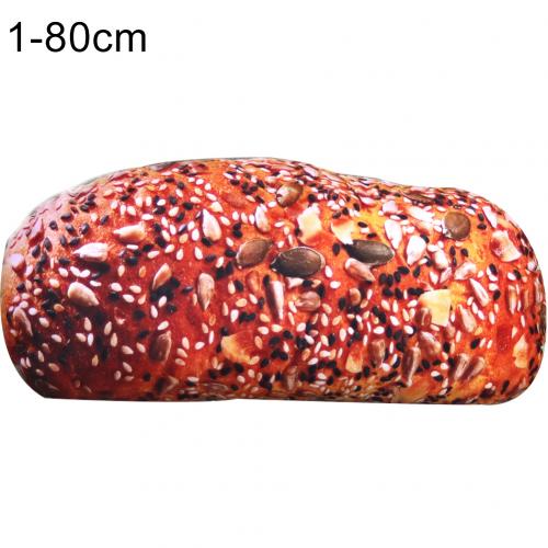 Muñeca rellena modelo de pan de sésamo con mantequilla de jamón simulada en 3D, cojín trasero, almohada decorativa, cojín de apoyo: Sesame Bread80cm