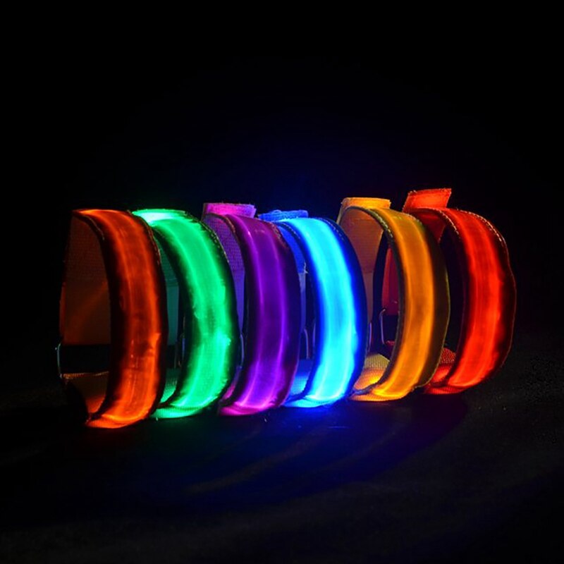 1pcs/set Running LED Light Armband USB Rechargeable Night Safety Sports Accessories For Cycling Joggle3