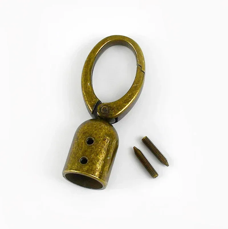 2/4/10 Stuks Metalen Clip Stopper Gesp Tas Riem Connector Decor Haak Handtas Keten Koord Hanger Lock sluiting DIY Hardware Accessoires: 3 # / Antiek koper