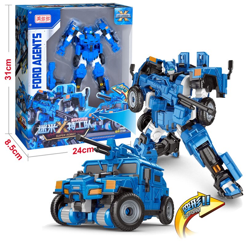 Miniforce Transformatie Action Figure Speelgoed Agent Speelgoed X Volt Semey Air Force Seizoen 2 Kinderen Speelgoed Voor Jongens Blauw kleur: 2200-4 no color box