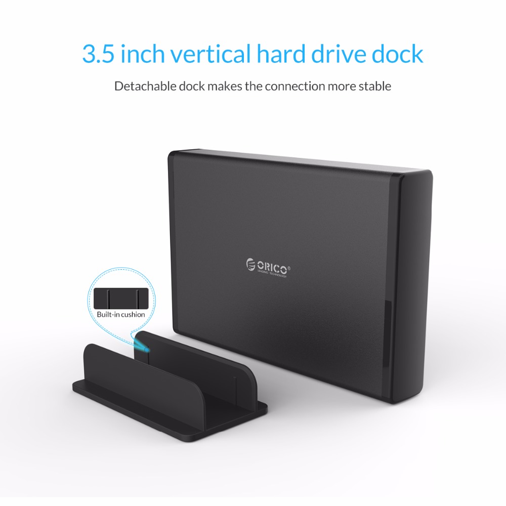 ORICO 3,5-calowa obudowa dysku twardego SATA na USB 3.0 Adapter Zewnętrzna obudowa dysku twardego 2,5" 3,5" SSD Obudowa dysku twardego do komputera PC