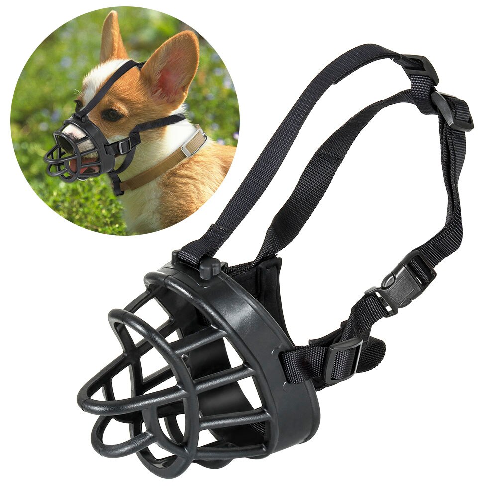 Bozal de silicona suave para Perro fuerte, correas ajustables antimordeduras, productos para mascotas, bozales cómodos para perros,