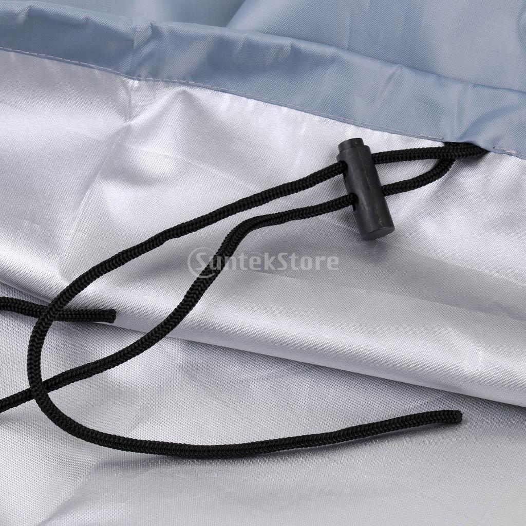 Heavy Duty Outboard Motor Boat Engine Protector Cover 150 - 300 HP Waterproof Vented Gray