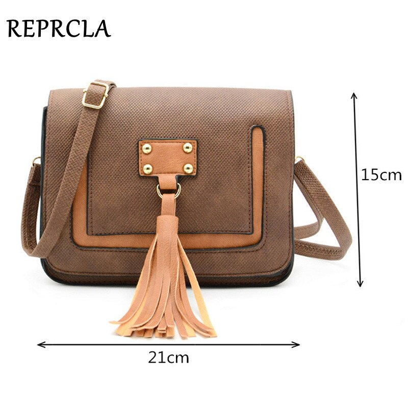 REPRCLA-petit sac à épaule pour femmes, sac à bandoulière mignon avec pompon, sacoches à rabat de bonne de pour dames