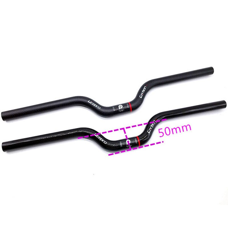 Guidon de vélo pliant ultra-léger en Fiber de carbone guidon de Type M 25.4mm pour Brompton