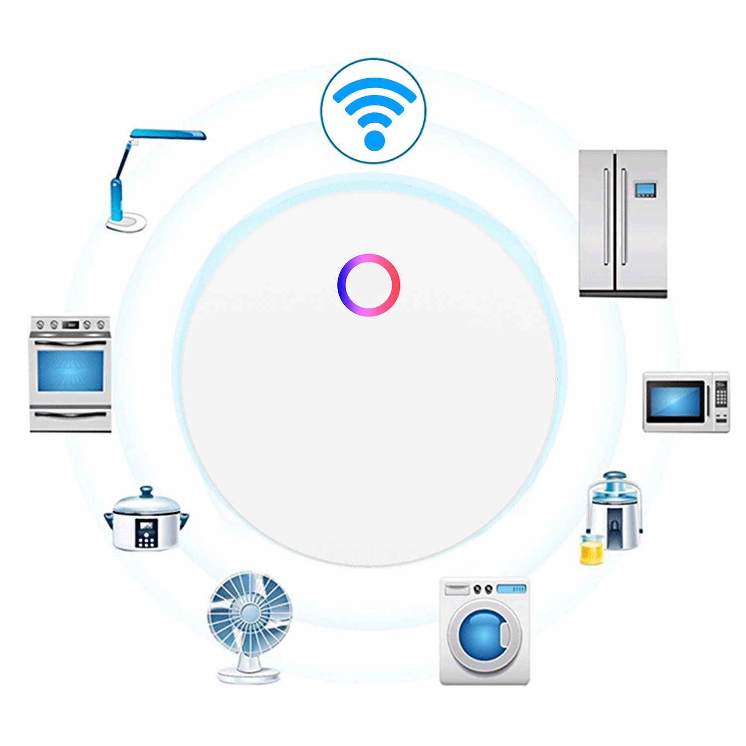 Hub de enlace inteligente Wifi para termómetro inteligente, Sensor de higrómetro Compatible con Alexa, Google, aplicación para hogares, Control remoto, Tuya, Zigbee