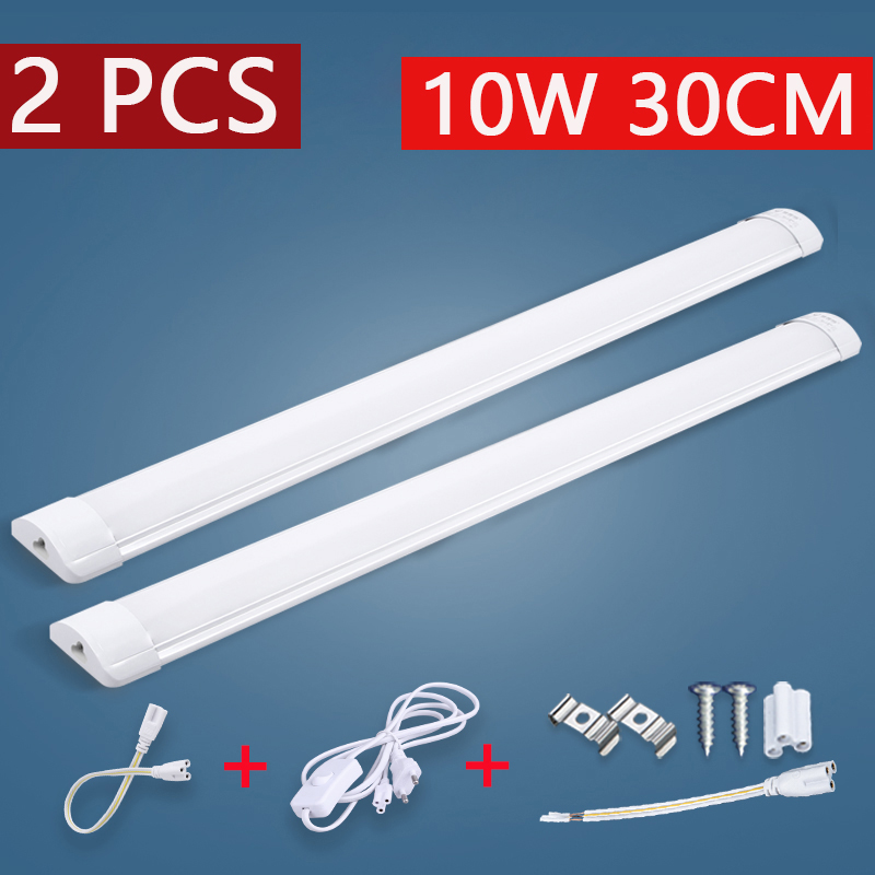 Luces Led para armario de cocina, iluminación Led para armario, 5W, 10W, 20W, lámpara de pared de tubo para habitación, armario, cocina, hogar, 220V: Amarillo claro / Color blanco cálido / 1,0 m