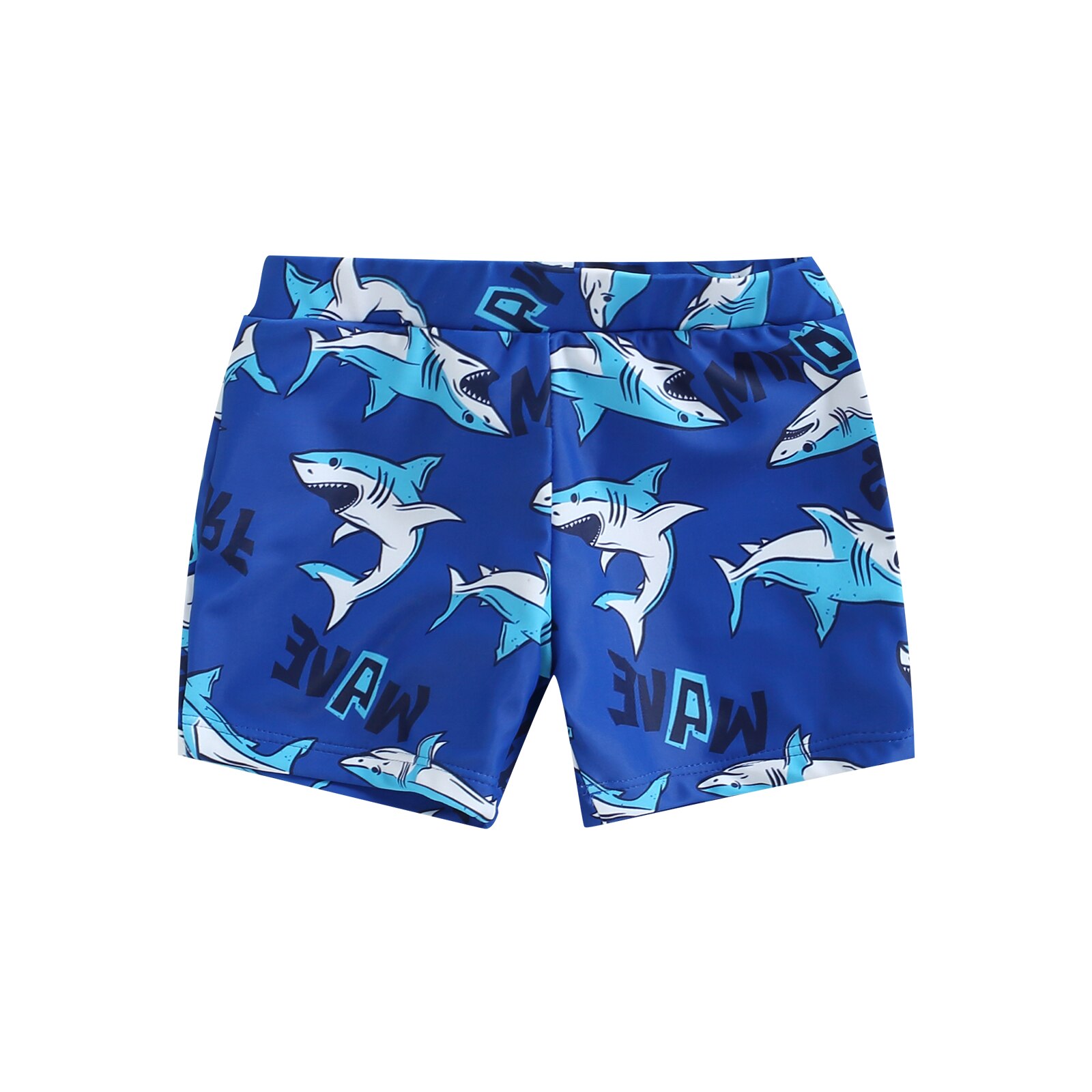 2022 Boy Swimwear Trunks, Children Elastic Waist Shark Dinosaur Pattern Printed Beach Wear Shorts Briefs: 1 / 3-4Y