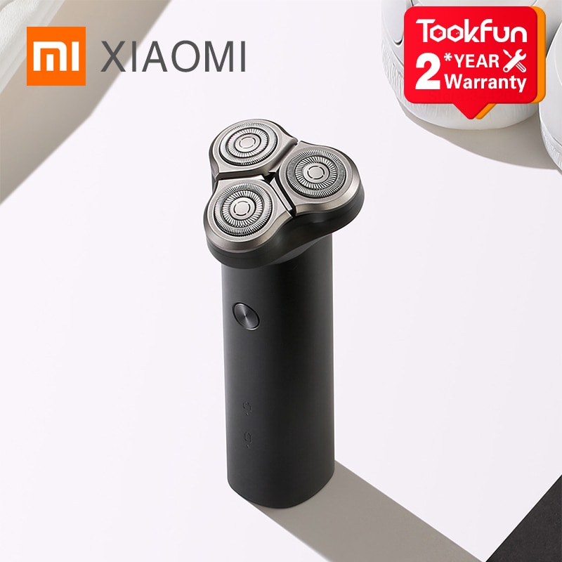 XIAOMI MIJIA przenośna golarka elektryczna S300 sprytny przewód maszynka robić golenia brody 3 tłokowa głowica goląca IPX7 wodoodporna