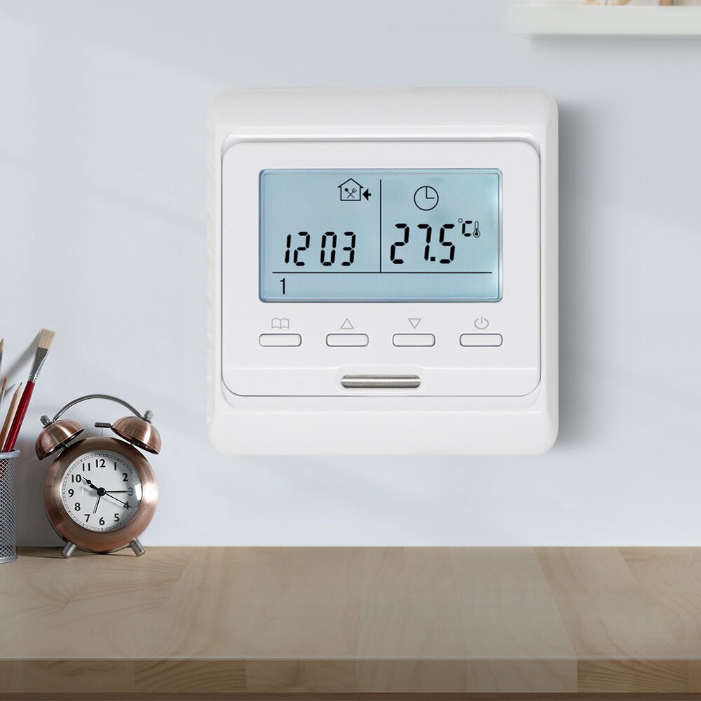 220v termoregulator til varm gulvvarme termostat 16a elektrisk / vand opvarmning lcd ugentlig programmerbar trådløs termostat