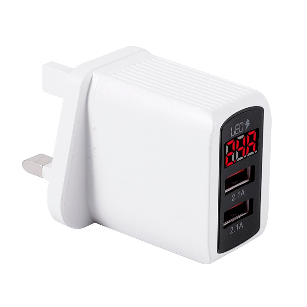 Digital Wall Charger Portable USB Wall Charger Multi Dual-Port 2USB Charging Adapter Block Travel Plug Compatible for Phone iPad