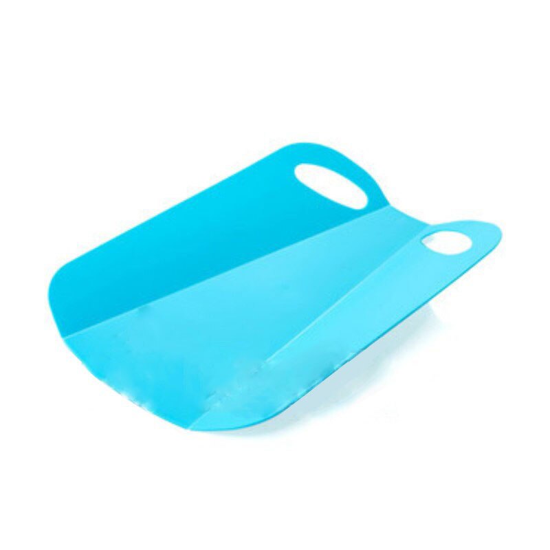 GQIYIBBEI Küche Faltbare Hack Block Kreative Non-slip Folding Schneiden Schneiden Bord Tragbare Camping Kochen Im Freien Matte: Blau