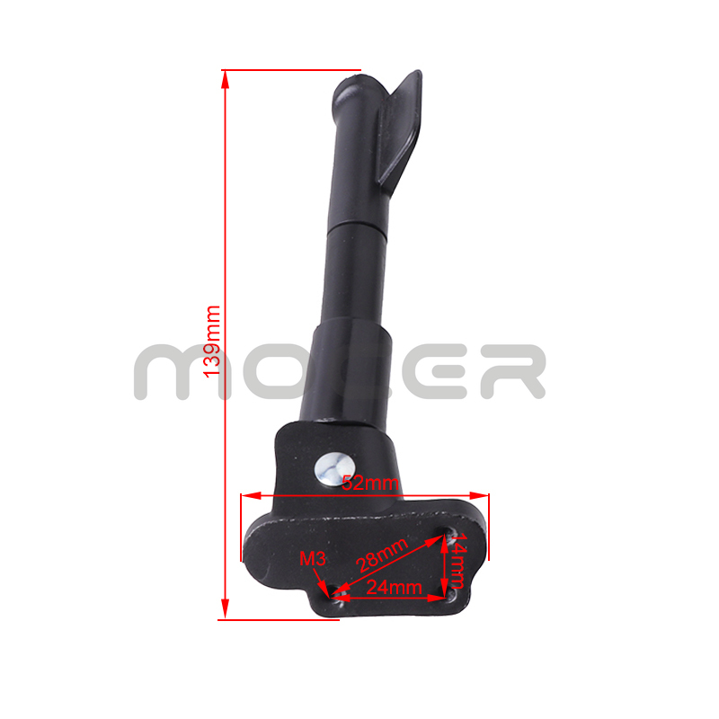 Ricambi originali cavalletto di ricambio per cavalletto da parcheggio supporto per gamba del piede cavalletto universale per parte del telaio laterale dello Scooter elettrico da 10 pollici e 8 pollici: Beige