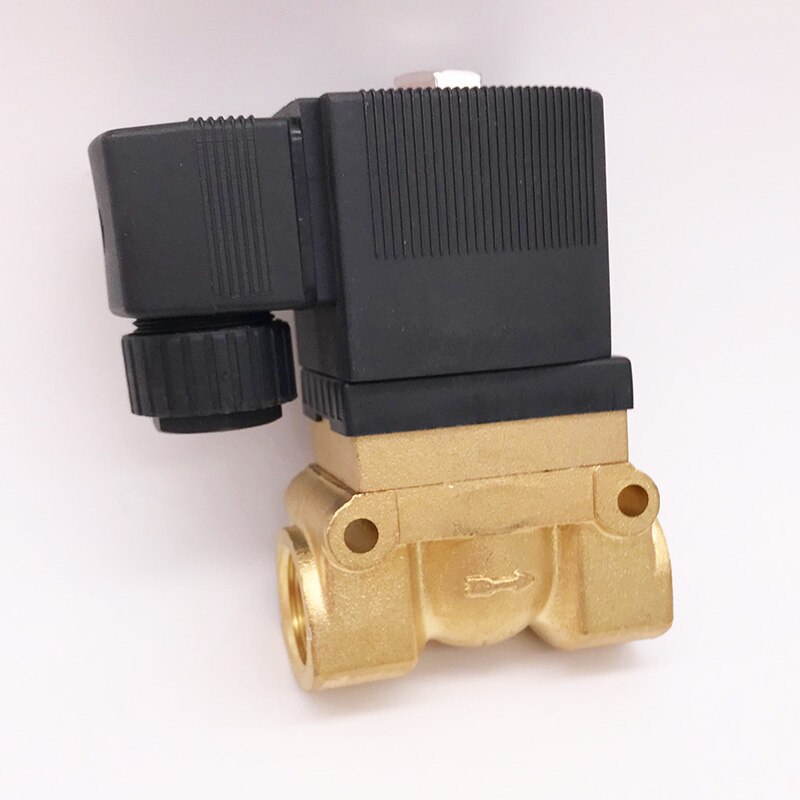 50bar high pressure high temperature solenoid valve 1/4 3/8 1/2 BSP 12V 24V DC AC220V N.C 5404 PTFE brass valve
