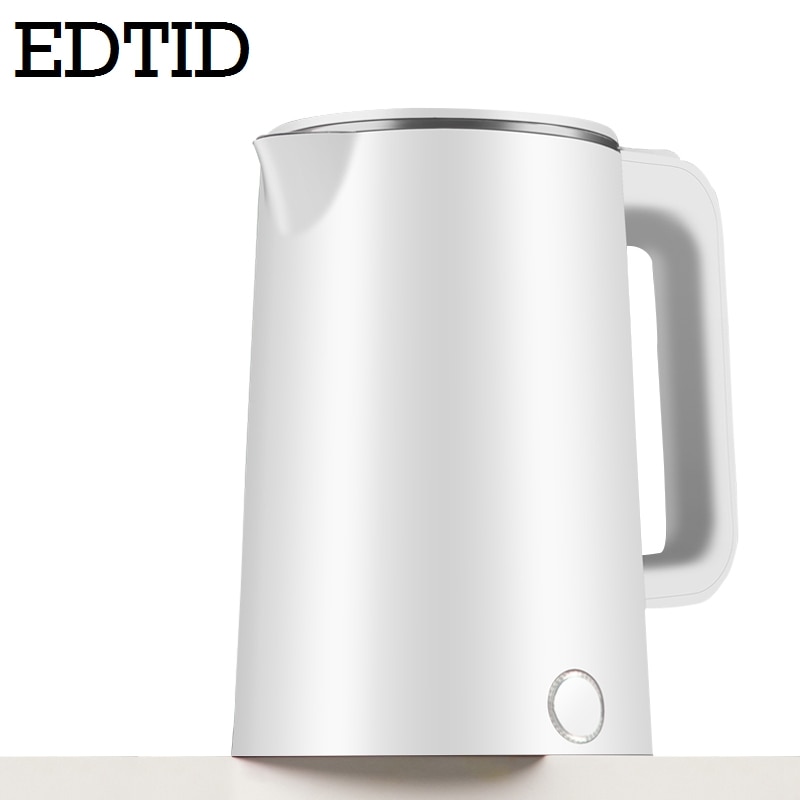 EDTID waterkoker 2L roestvrijstalen waterkoker theepot automatische uitschakeling warm houden theeketel theepot verwarming warm water kookketels