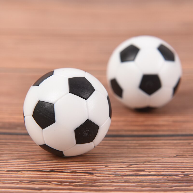 2pcs Black and white resin Foosball table soccer table ball football balls baby foot fussball 32mm