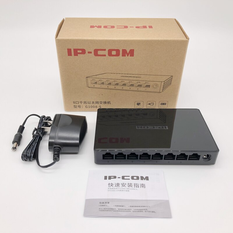 8 Port Gigabit Network Switch 8-port 10/100/1000Mbps Desktop Fast Ethernet Switcher lan hub Small and Smart mini 8 port switch