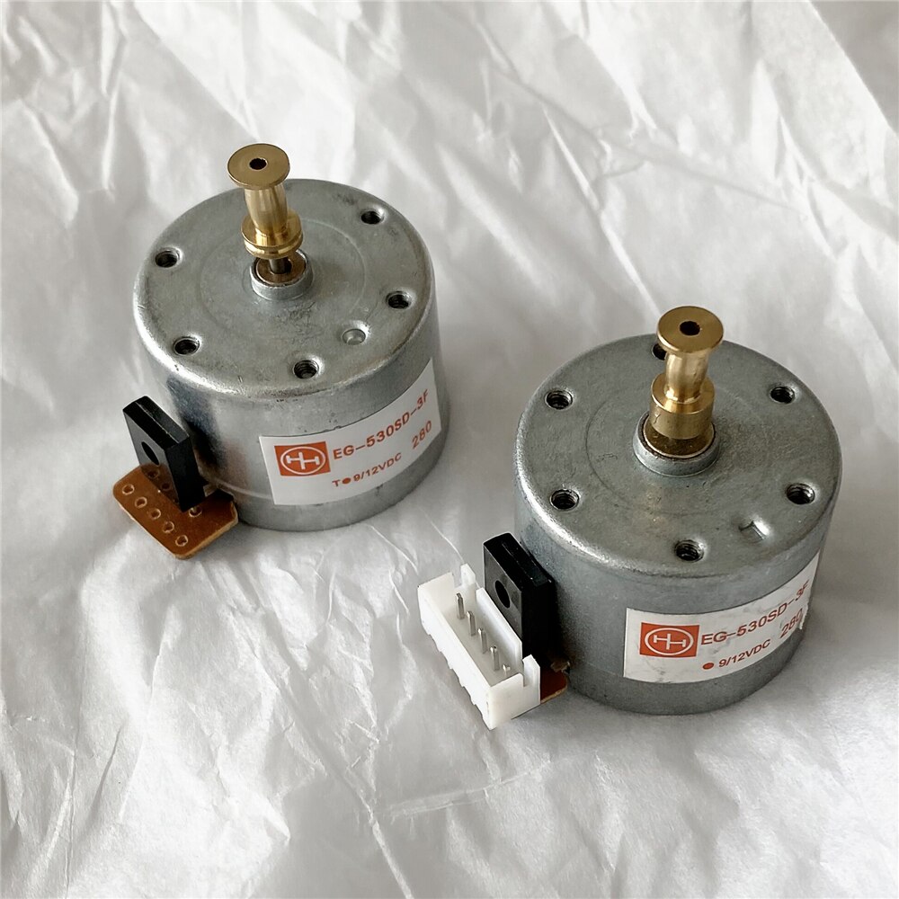 EG-530SD-3F DC Turntables Motor 5-12V 3-Speed 33/45/78 RPM Adjustable Metal Copper Sleeve Motor for Turntable Record Player