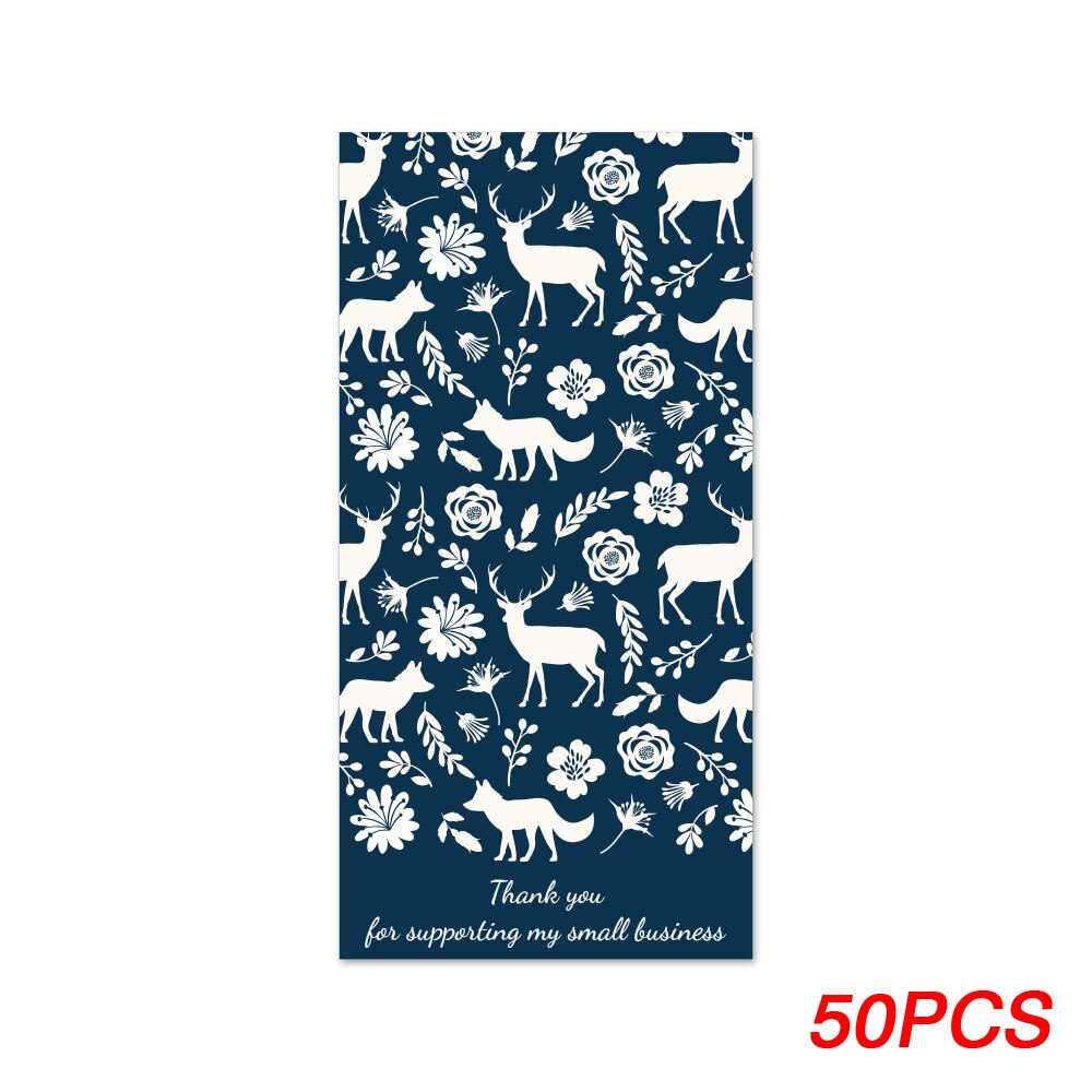 20-50pcs This Package Nice To Meet You Too Sticker Seal Label Thank You Small Business Handmade Merchandise Decoration Stickers: YH174-50pcs