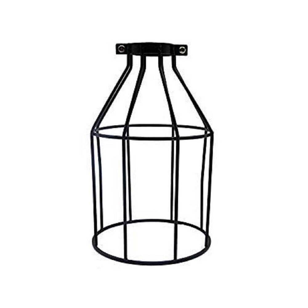 Järn lampskärm , 12*19 retro smide, fågelbur form, ljuskrona vägglampa, lampskärm tillbehör abajur heminredning