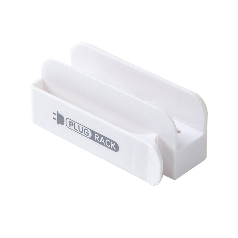 Punch-free Storage Rack Power Plug Holder Cordable Power Plug Holder Mobile Phone Charging Stand Home Storage Organizer: 3