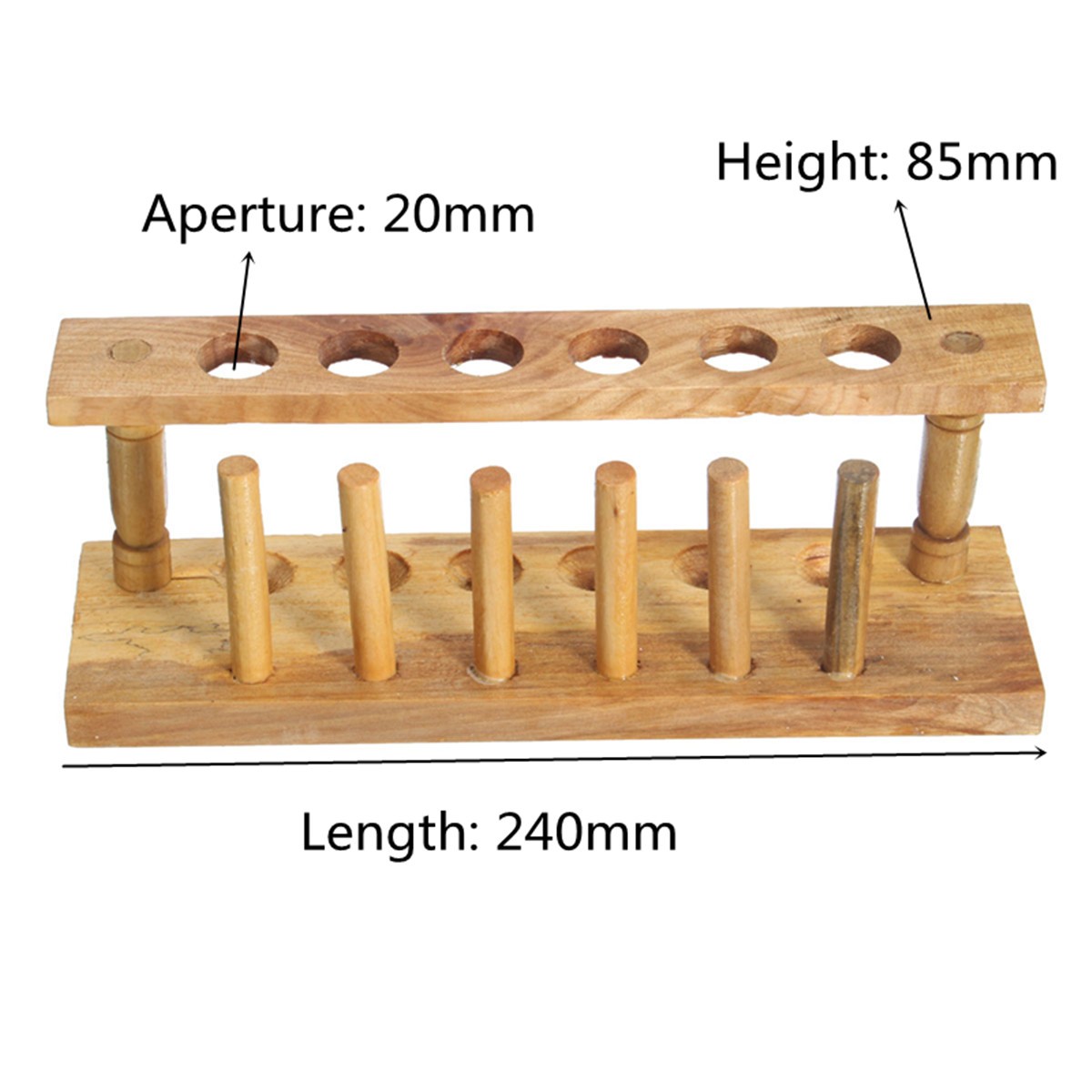 Laboratory Test Tube Rack 6 Holes Testing Tubes Cl... – Grandado