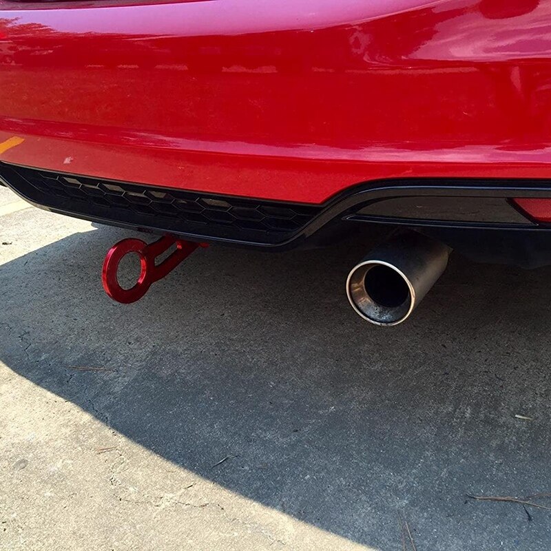 Universal slepekrok i aluminium bak øre slepekrok for universal bil lastebil auto slepehenger ring