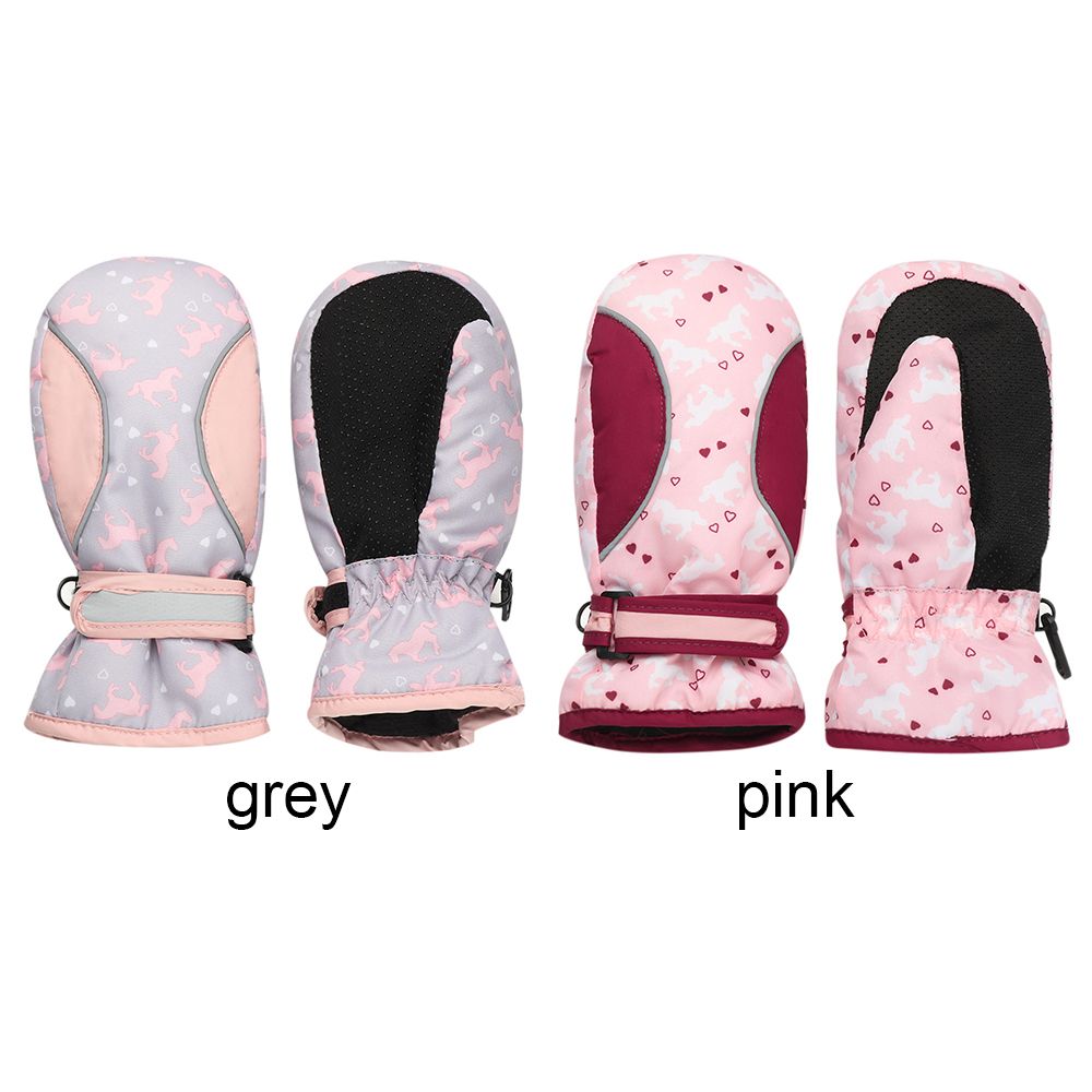 Antislip Winter Moet Kinderen Kinderen Dikker Warm Outdoor Riding Kinderen Ski Handschoenen Sneeuw Snowboard Lange Mouwen Mitten