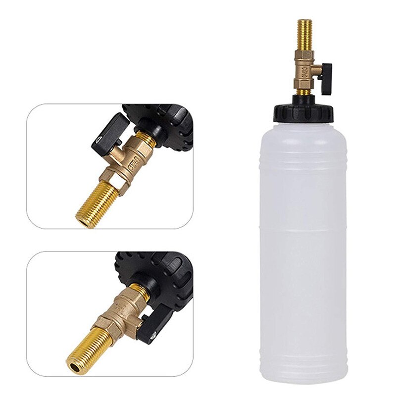 Kit de purgeur d'embrayage de frein à vide pneumatique 0.7 litres & 0.8L maître-cylindre outil de purge de liquide de pression d'air pour voitures