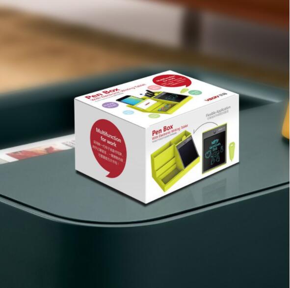 Lcd Schrijfblok Multifunctionele Pen Houder Afstandsbediening Houder Visitekaartjes Moible Telefoon Houder Bureau Opslag