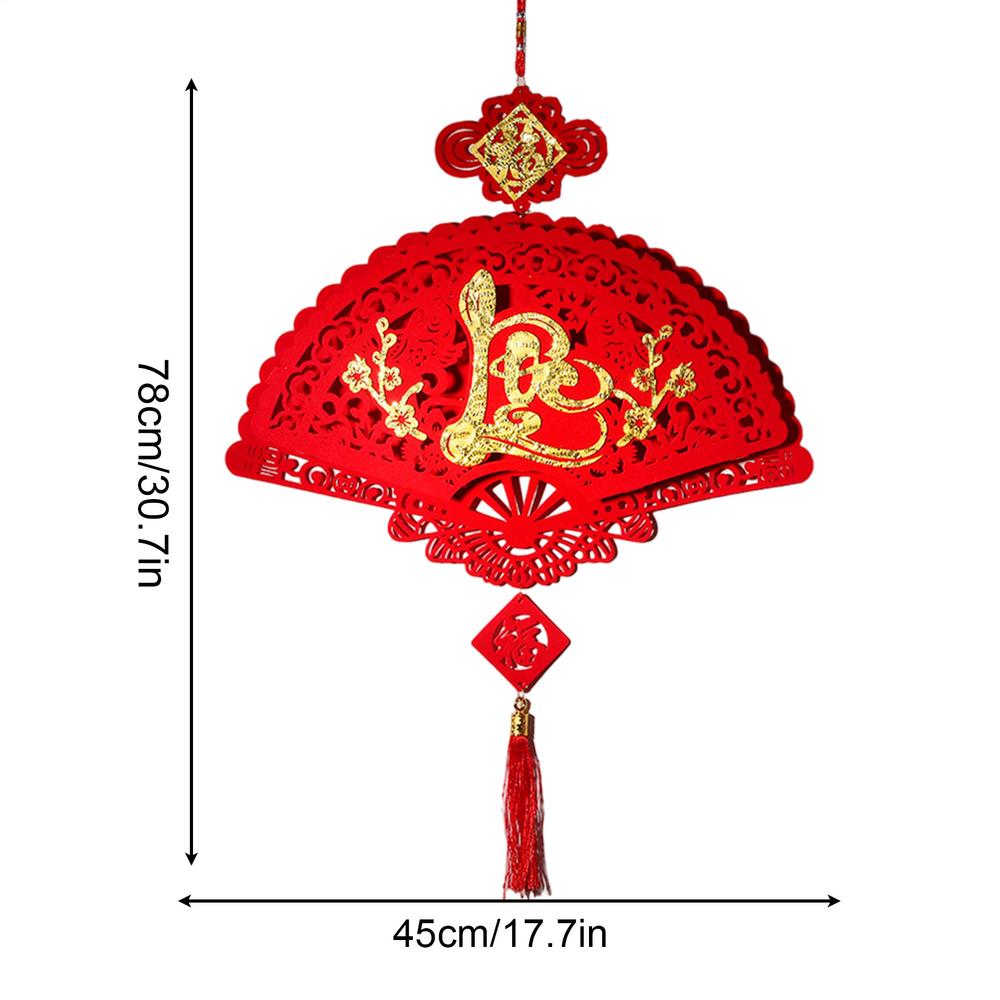 Vietnamese Year Decorations Red Year Home Decoration Spring Festival Decorations Unique Decorative Ornaments Lucky: WHITE