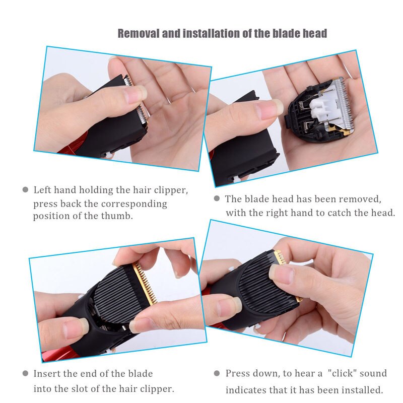 sales Kairui Waterproof electric hair clipper razor child baby men electric shaver hair trimmer cutting machine haircut P49